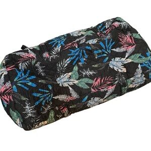 Traveland Quilted tropical Hawaiian floral print Travel Duffle Bag extra large